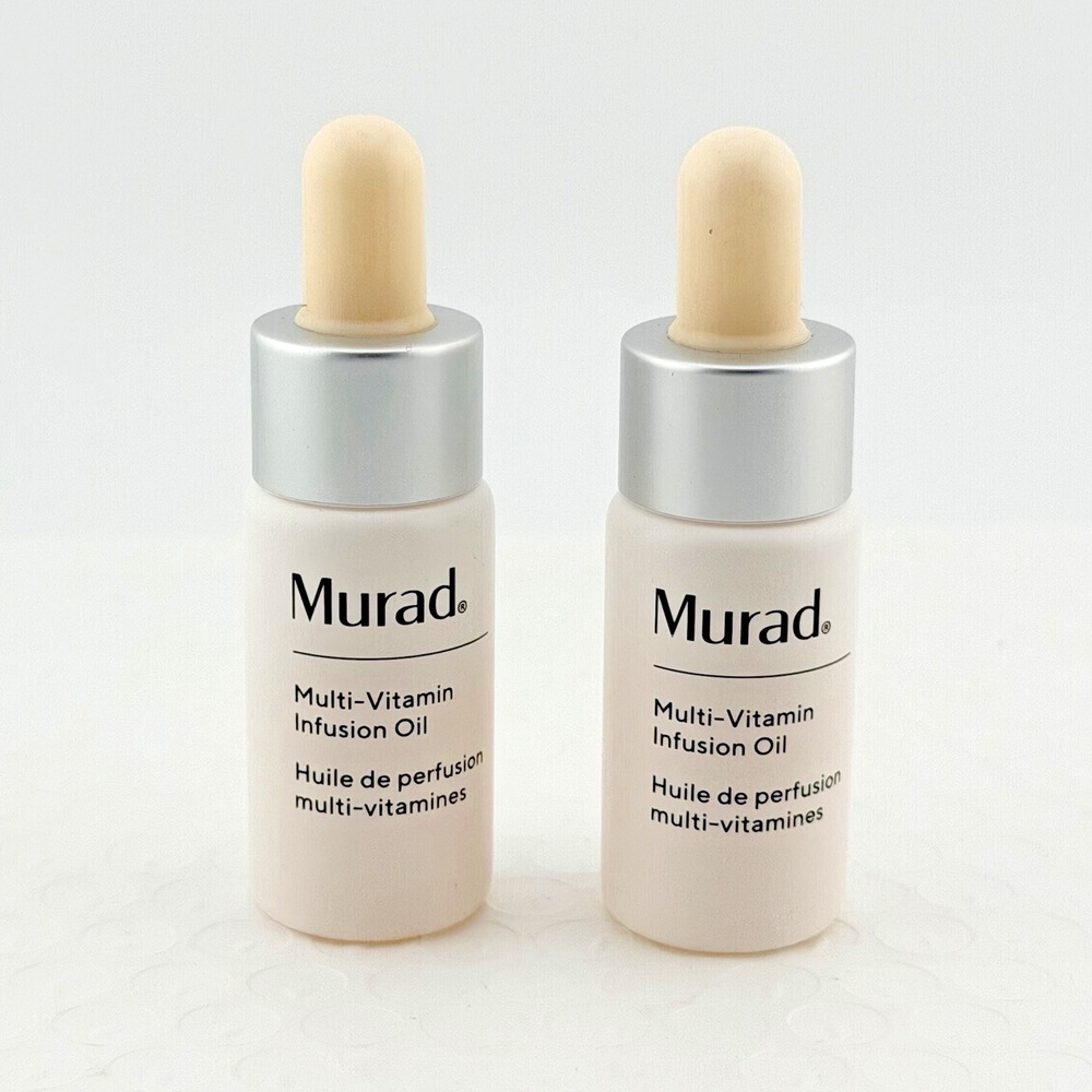 Murad 2x Hydration Multi-Vitamin Infusion Oil 10 ml / 0.33 oz Each Travel NEW